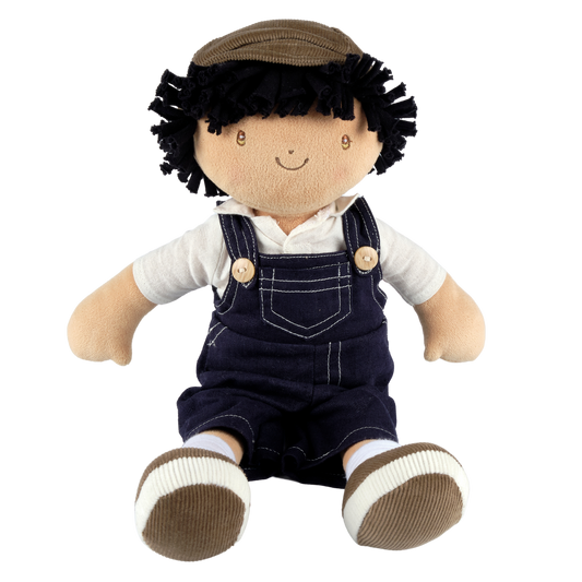 Joe In Blue Dungaree- Organic Cotton Plush Doll