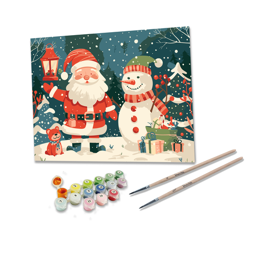 Merry Moments with Santa - Kids Paint by Numbers - Perfect Christmas Gift