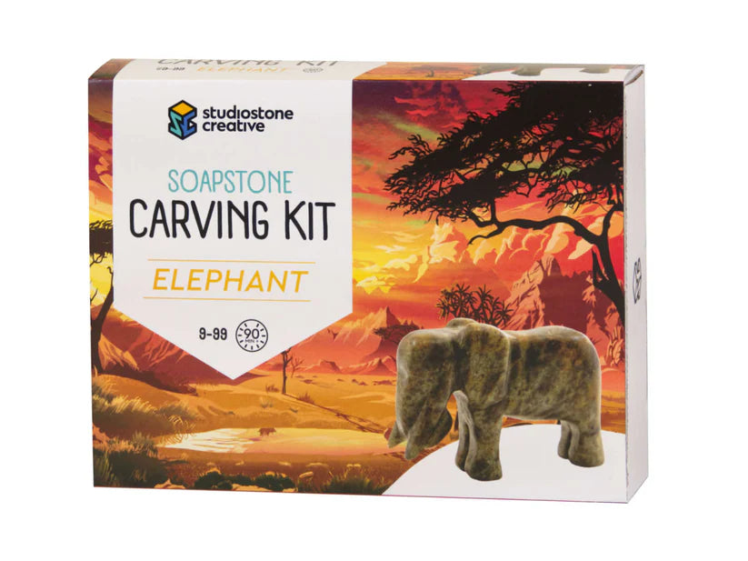 SoapStone Carving Kit- Elephant