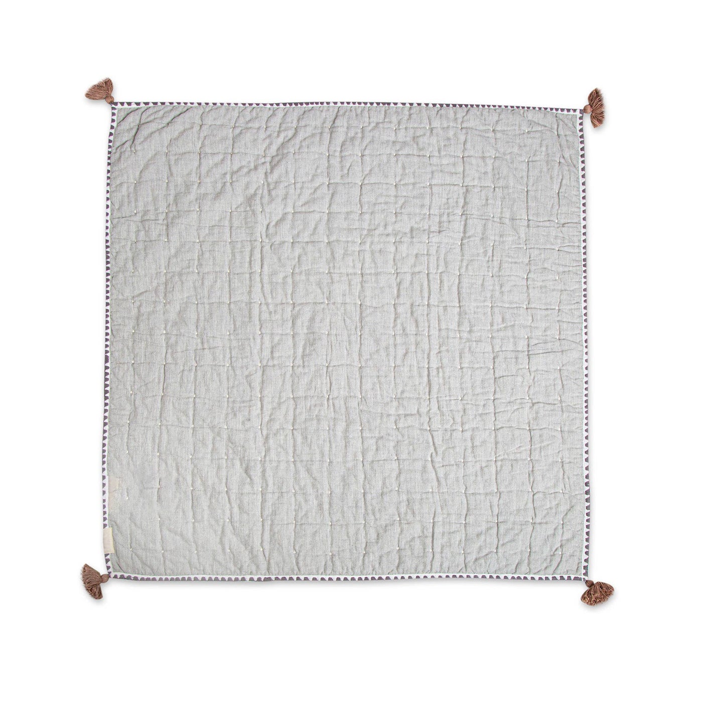 Cotton Quilted Blanket- Ezra Copper