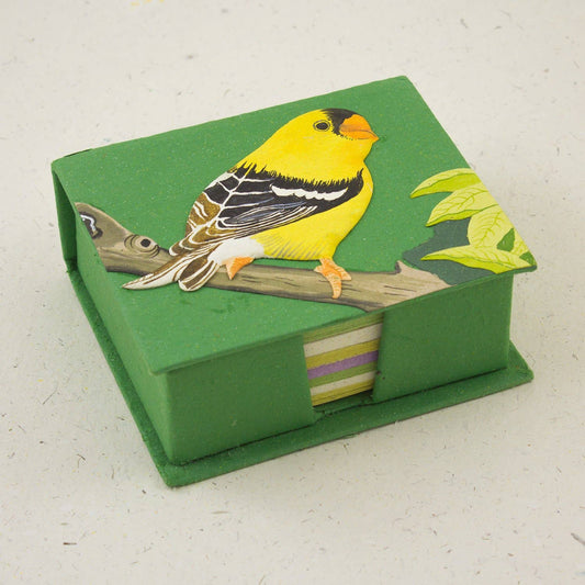 Note Box- Goldfinch Dark Green