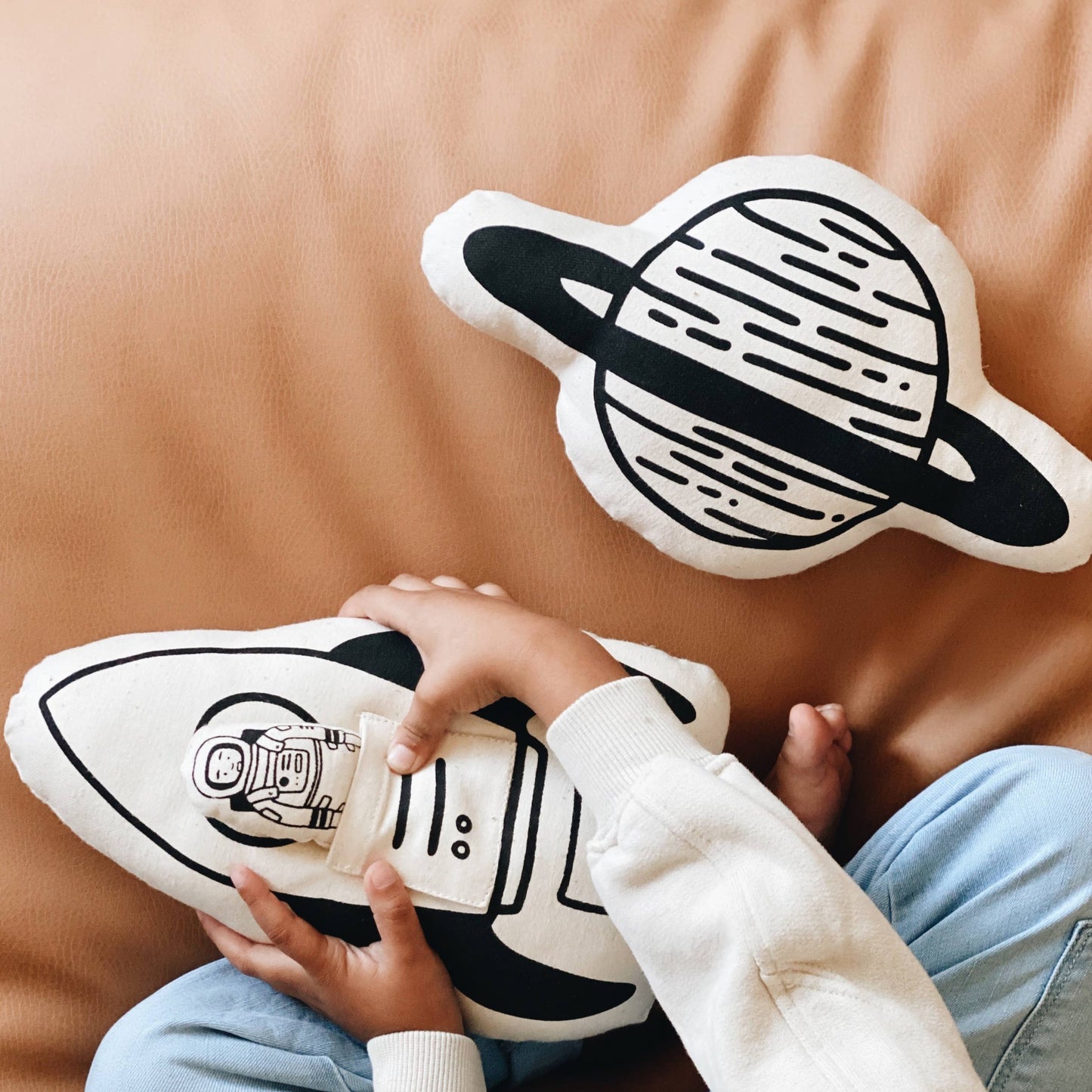 Rocket + Astronaut Pillow