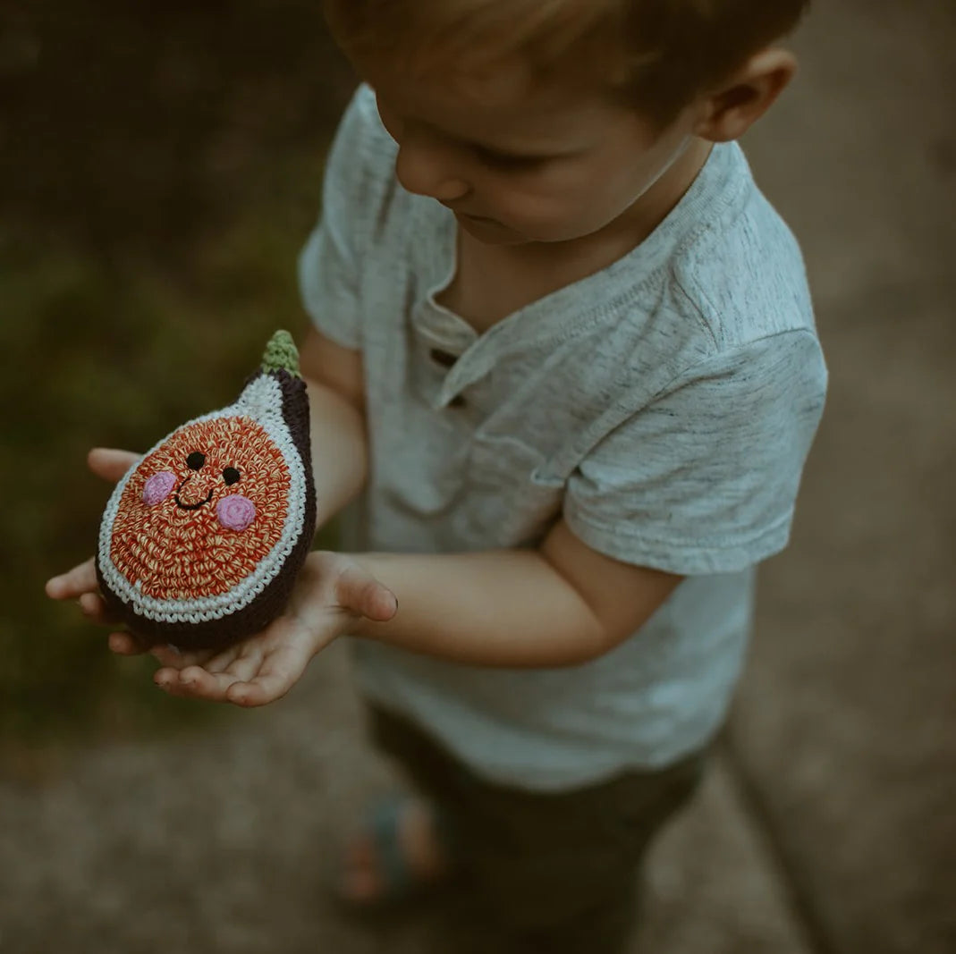 Handmade Organic Fig Rattle