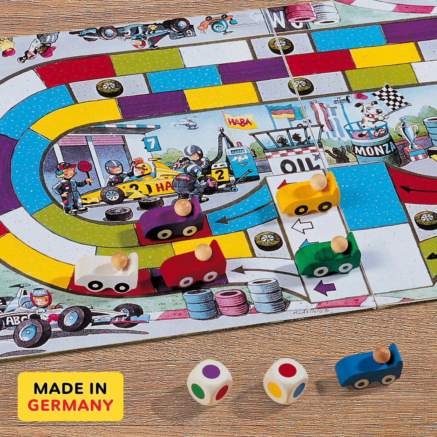 Monza Car Racing Board Game