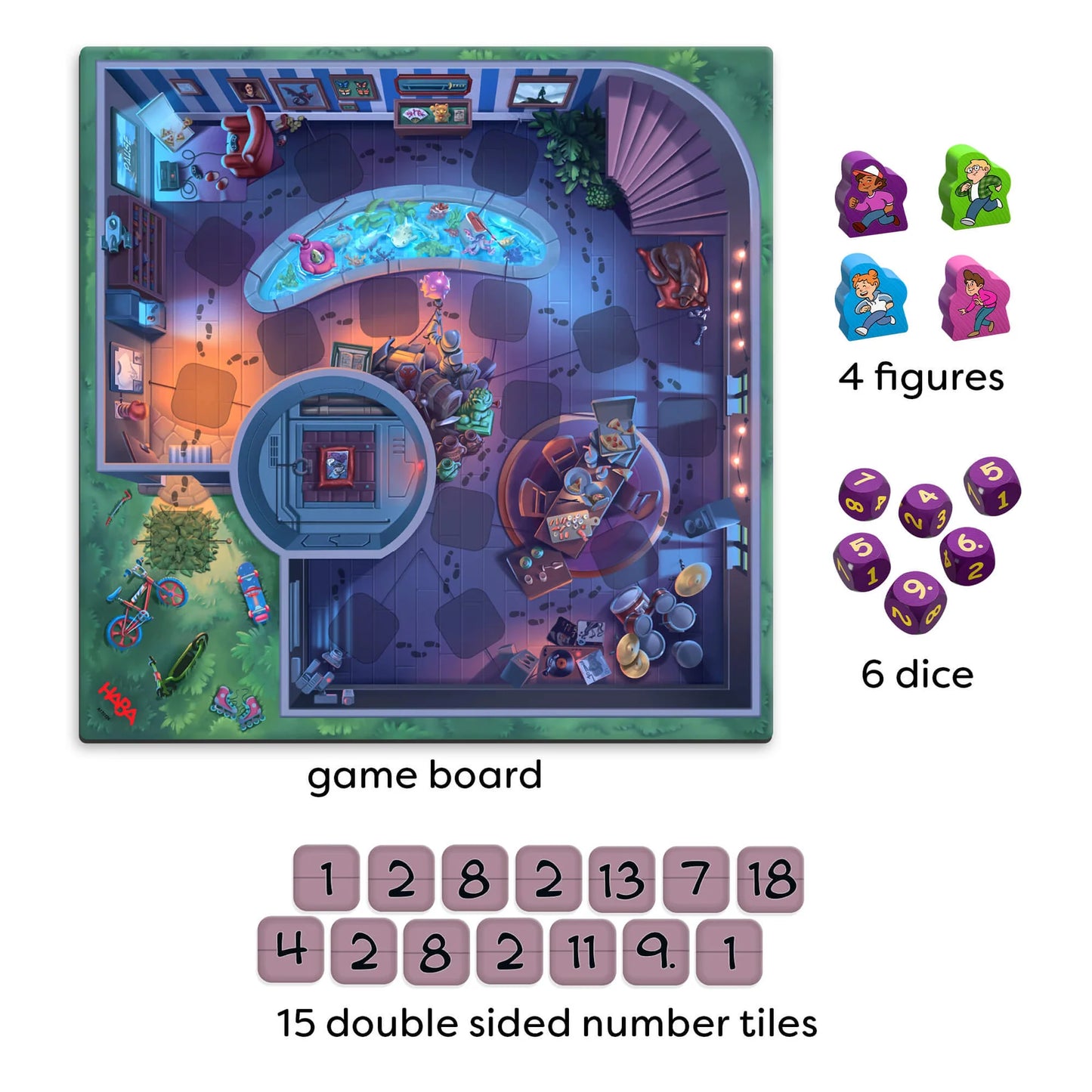 Secret Code 13+4 Math Game - A Learning Game for Arithmetic Operations