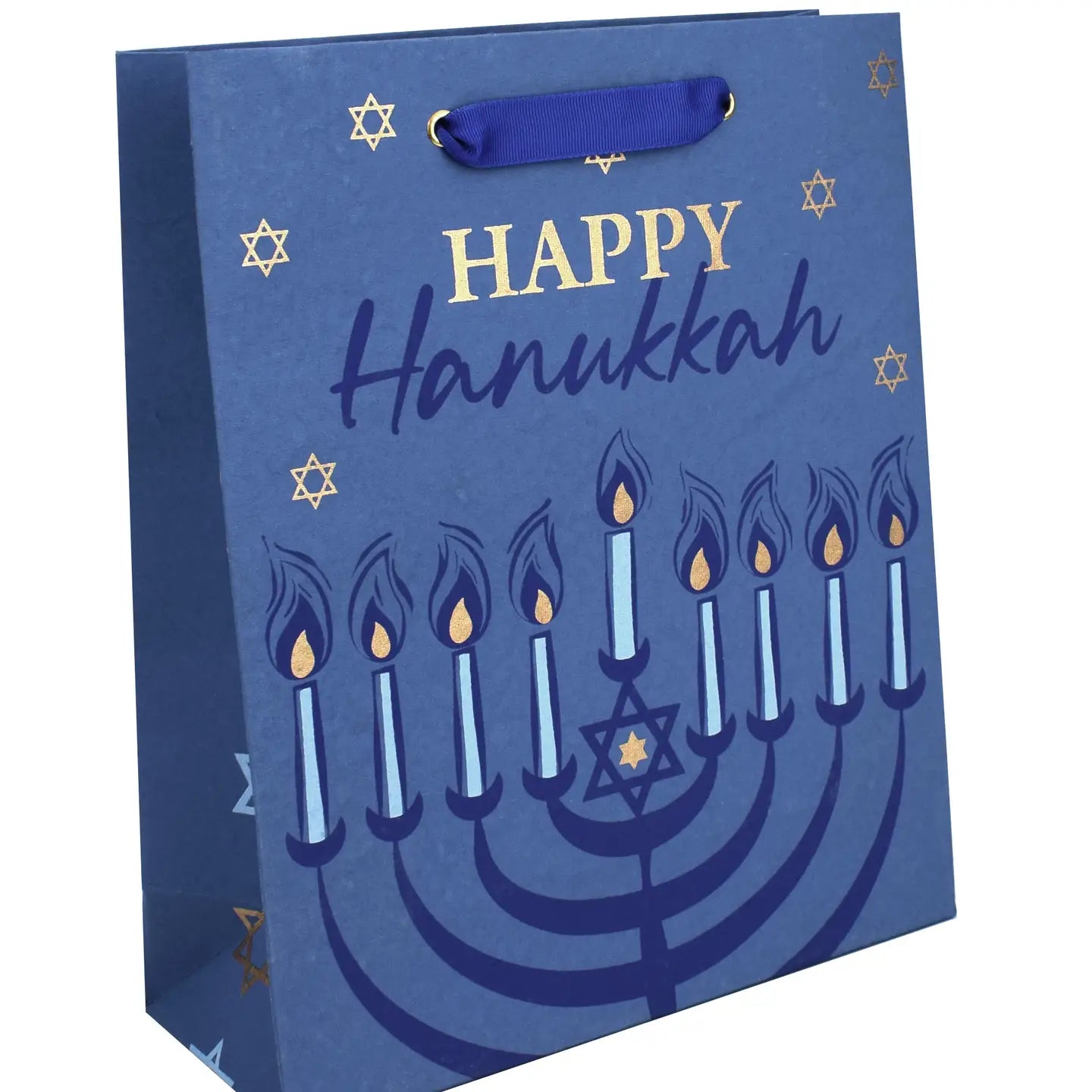 Large Gift Bag & Tag - Happy Hanukkah