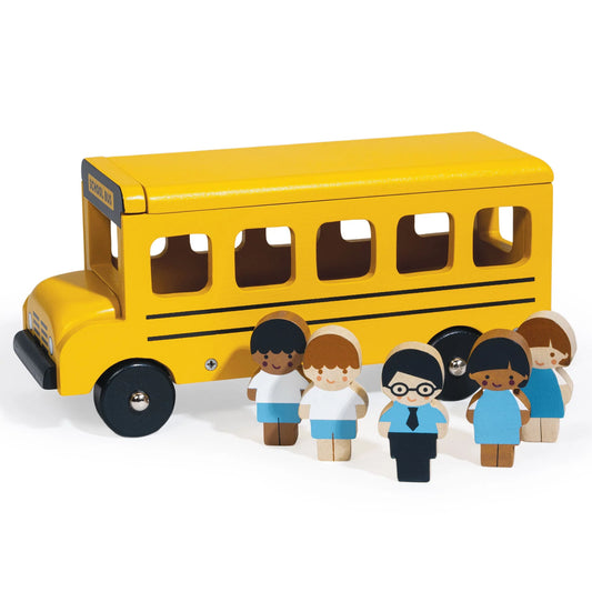 Wooden Little Friends School Bus
