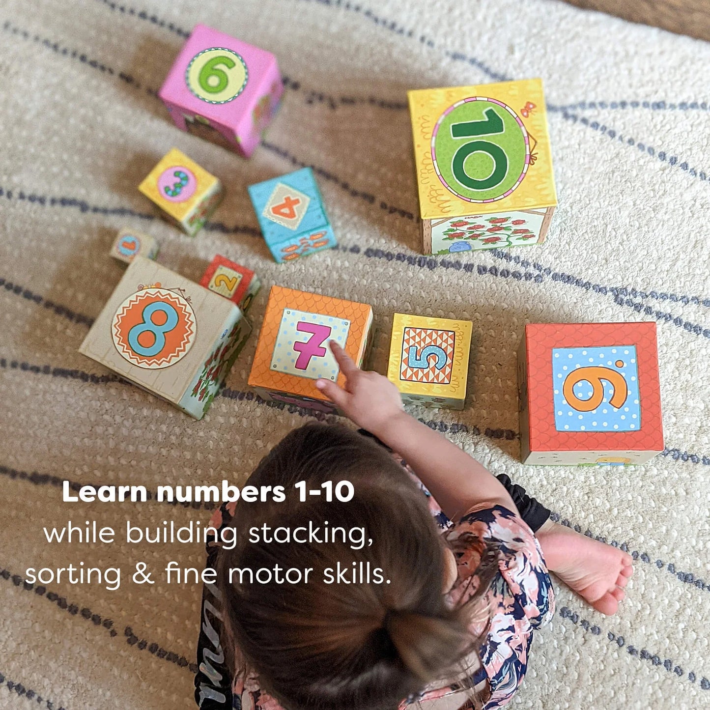 On the Farm Cardboard Stacking & Nesting Cubes