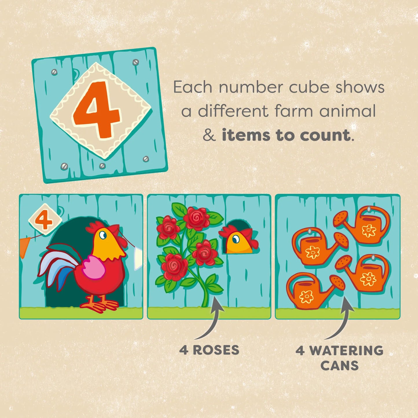 On the Farm Cardboard Stacking & Nesting Cubes