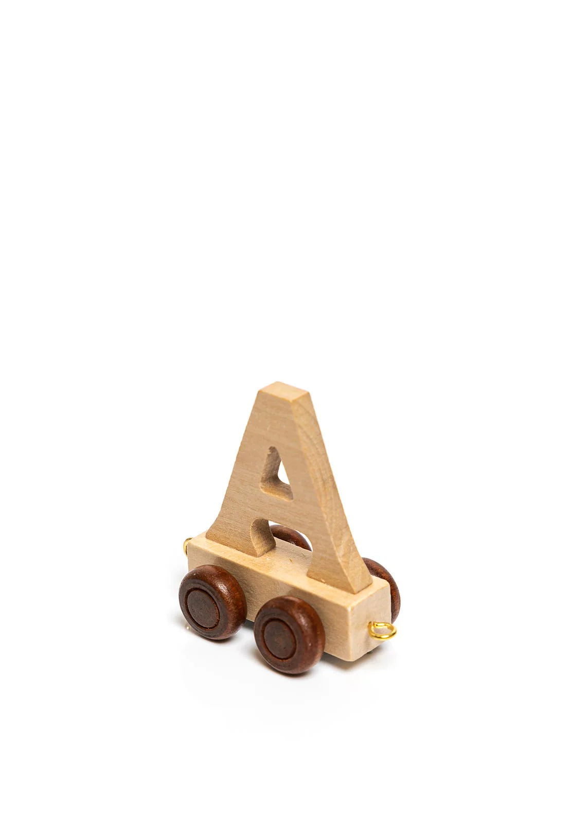 Natural Wood Toy Train Letters