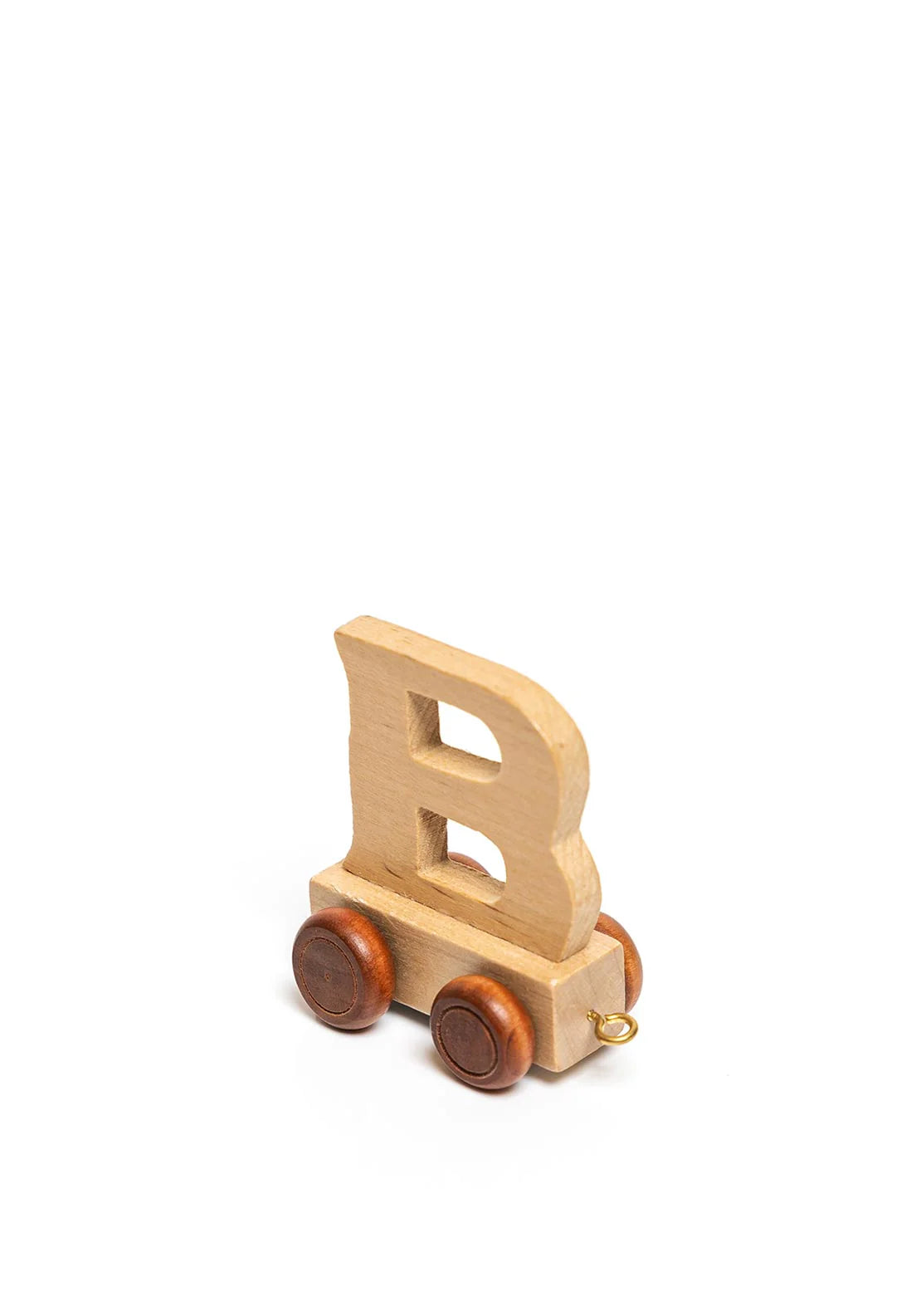 Natural Wood Toy Train Letters