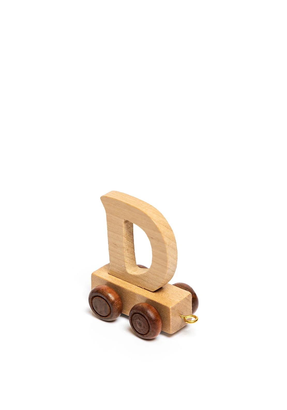 Natural Wood Toy Train Letters
