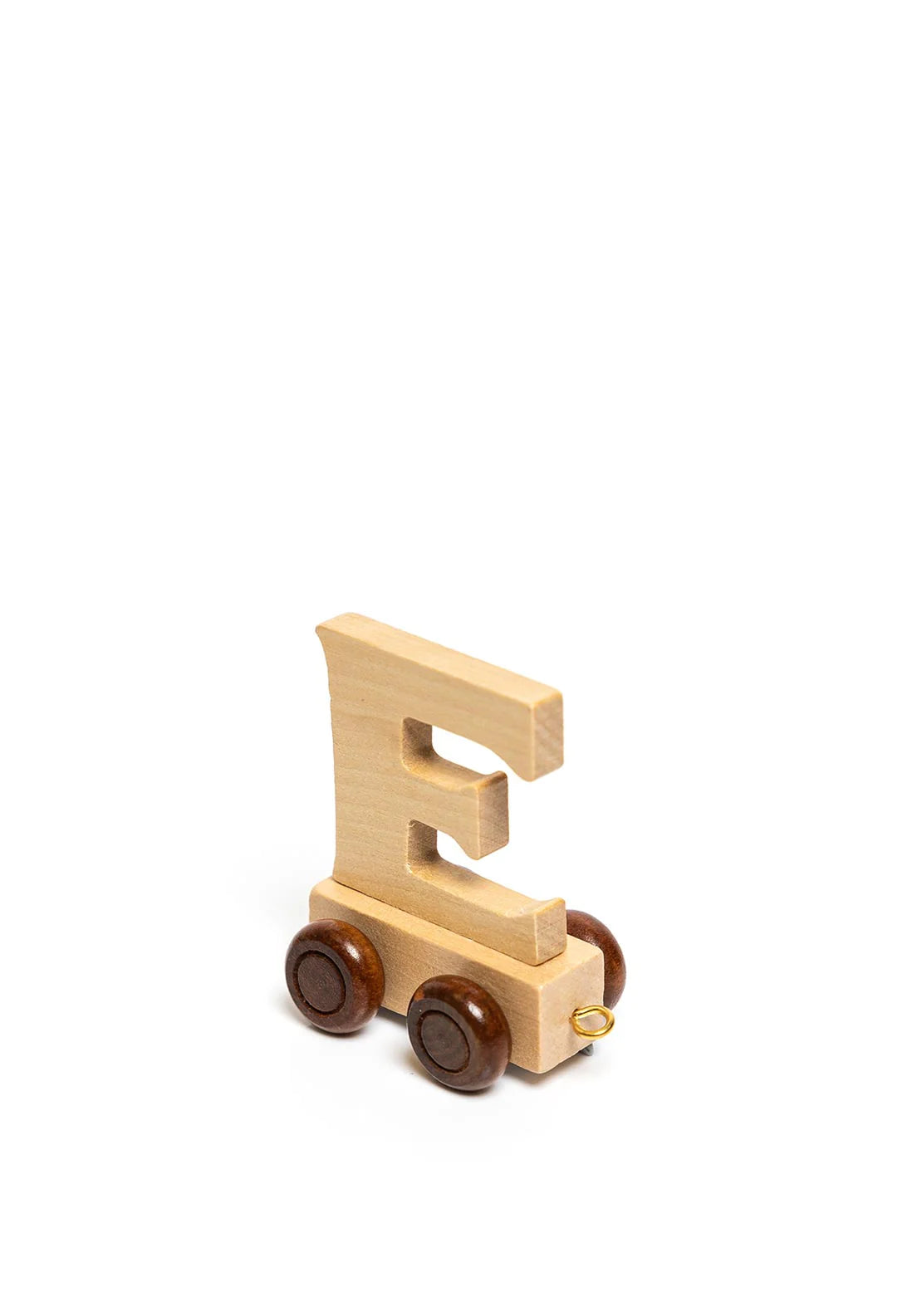 Natural Wood Toy Train Letters