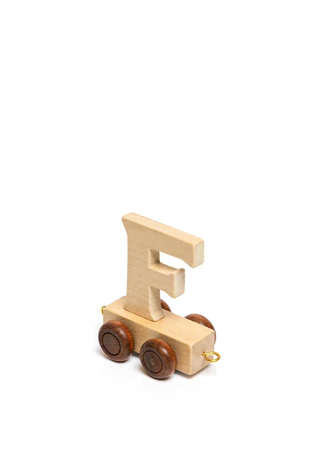 Natural Wood Toy Train Letters