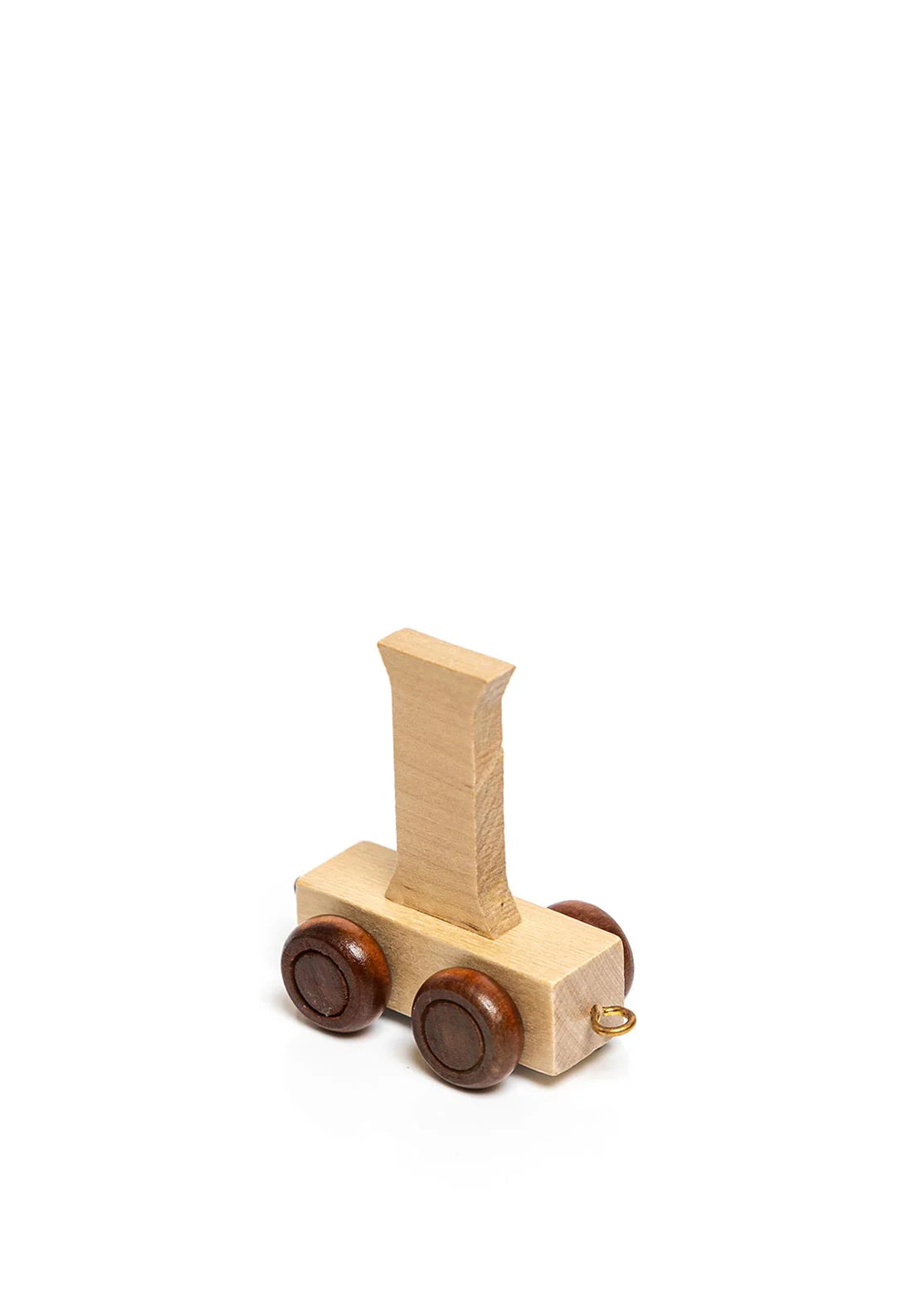 Natural Wood Toy Train Letters