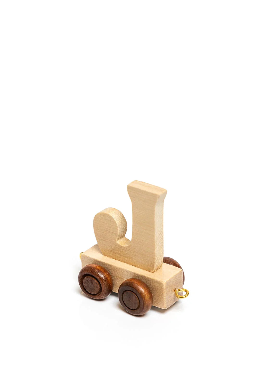 Natural Wood Toy Train Letters