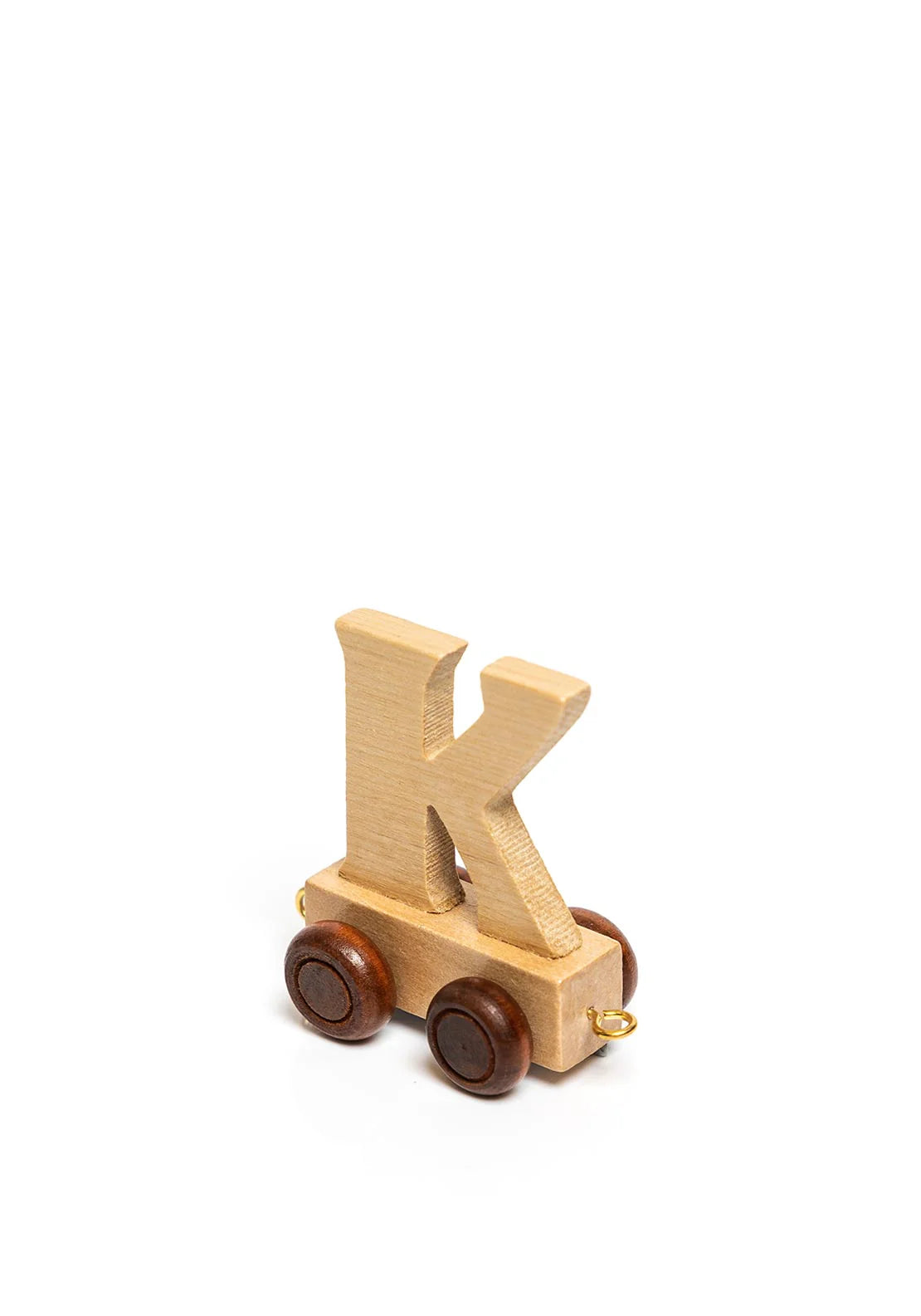 Natural Wood Toy Train Letters