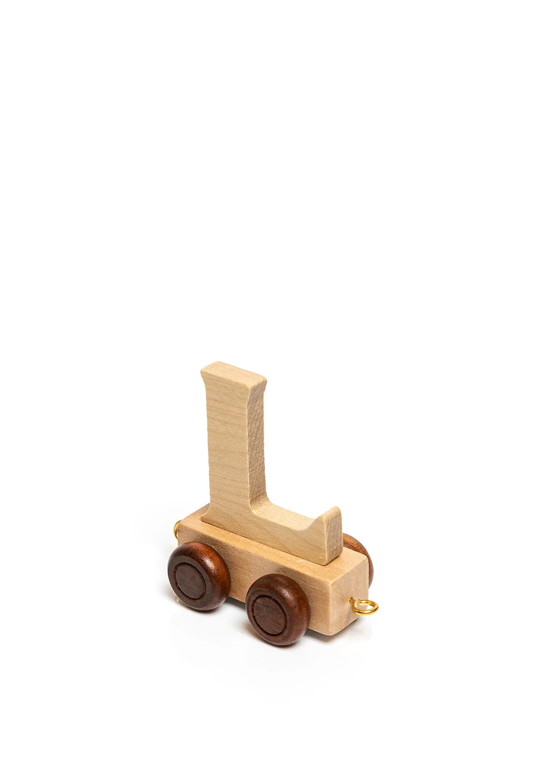 Natural Wood Toy Train Letters