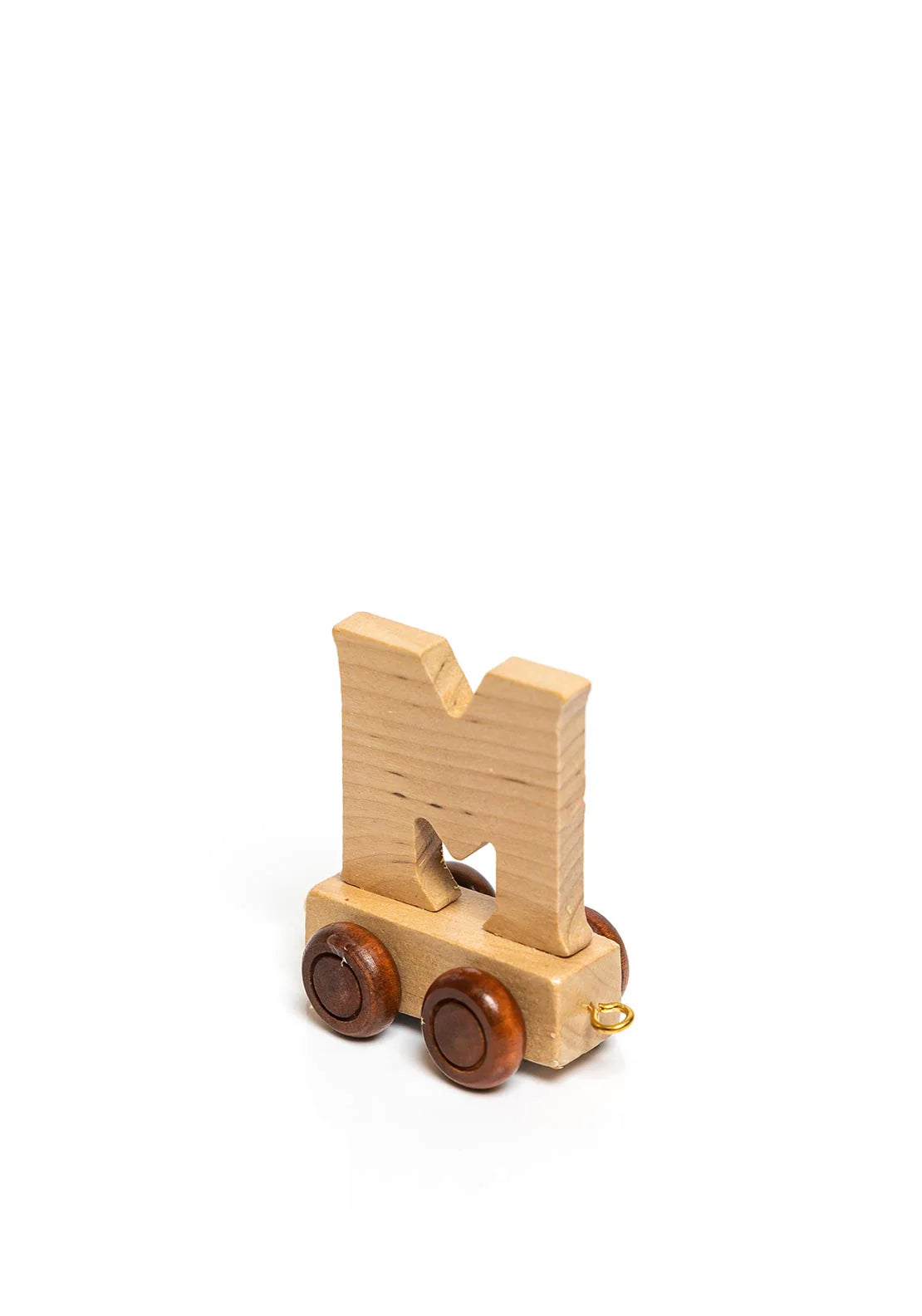 Natural Wood Toy Train Letters
