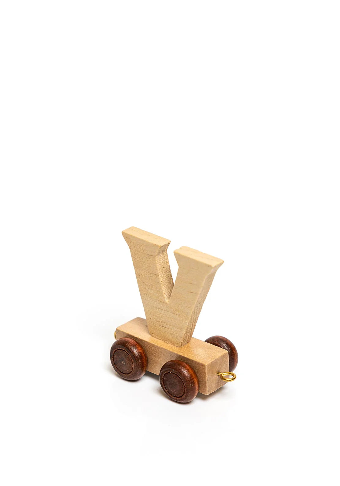 Natural Wood Toy Train Letters