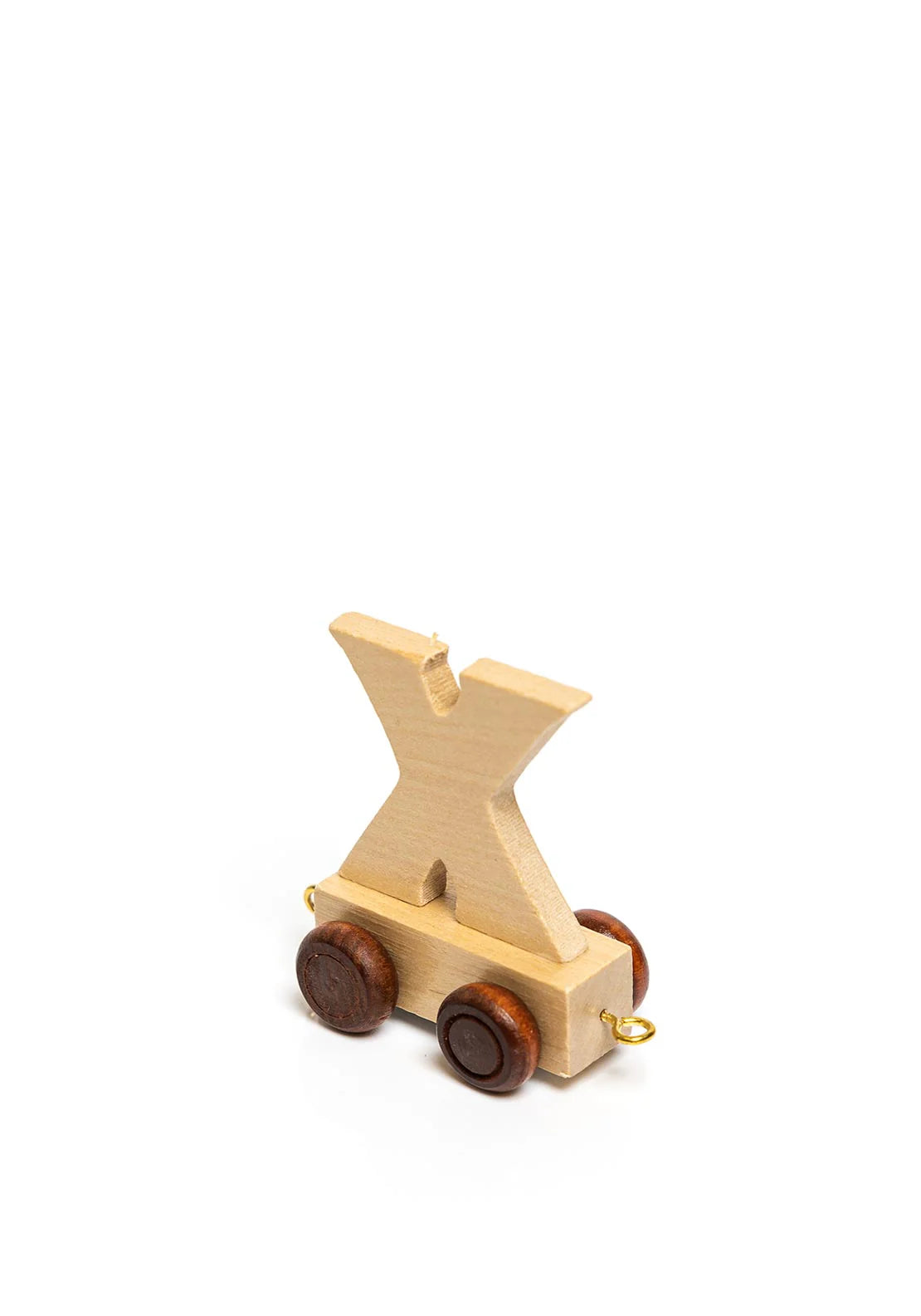 Natural Wood Toy Train Letters
