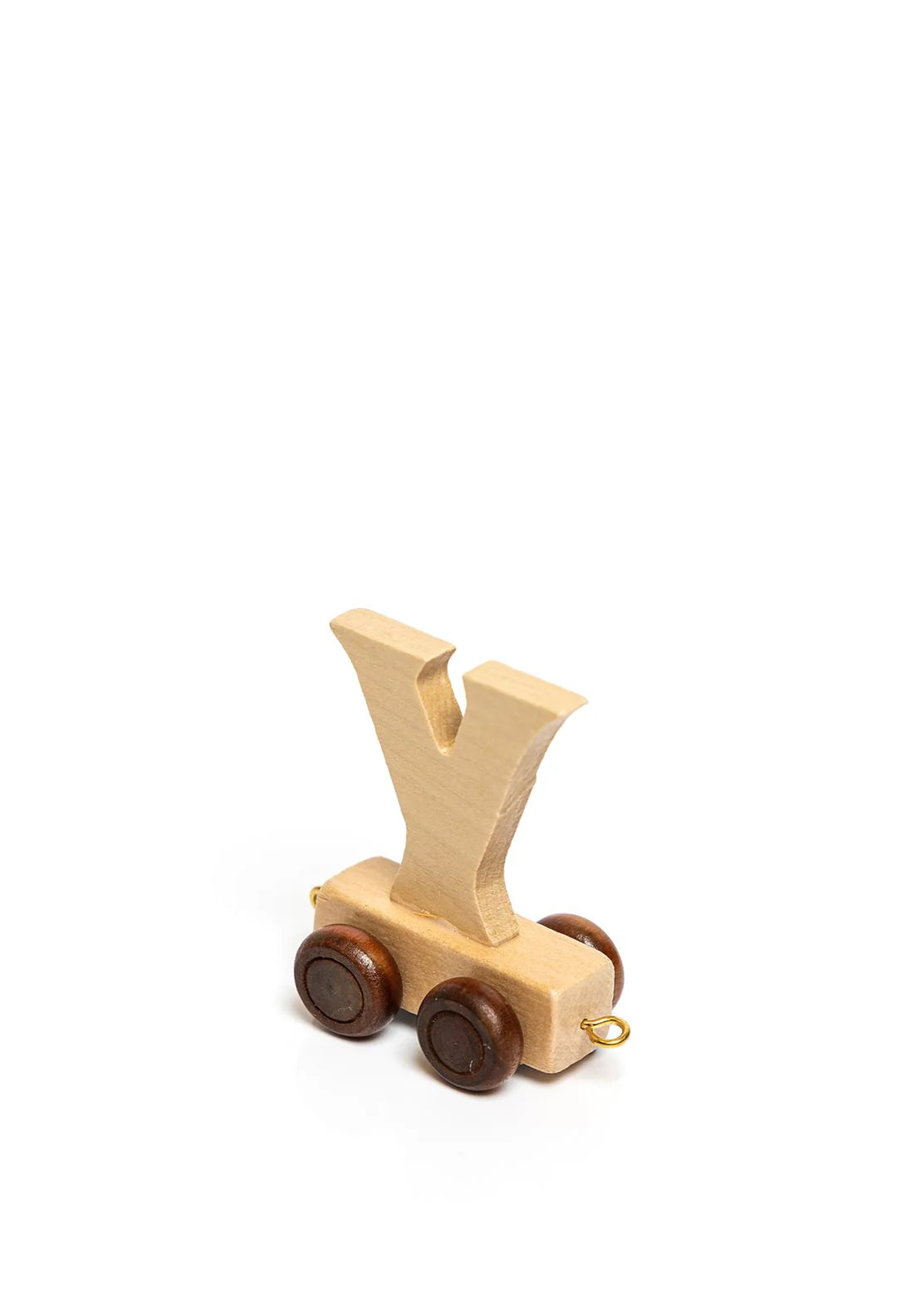 Natural Wood Toy Train Letters