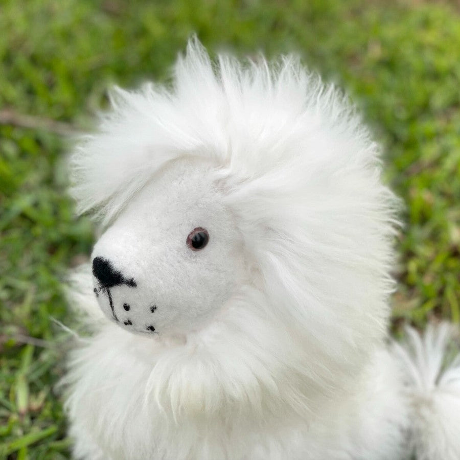 Alpaca Stuffed Animal - Lion 10"
