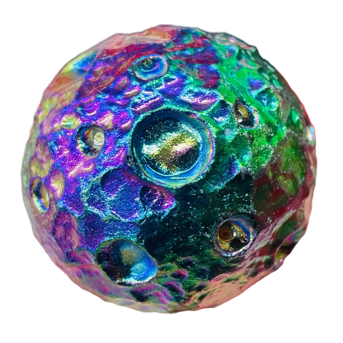 Rainbow Titanium Quartz Sphere - Moon Ball