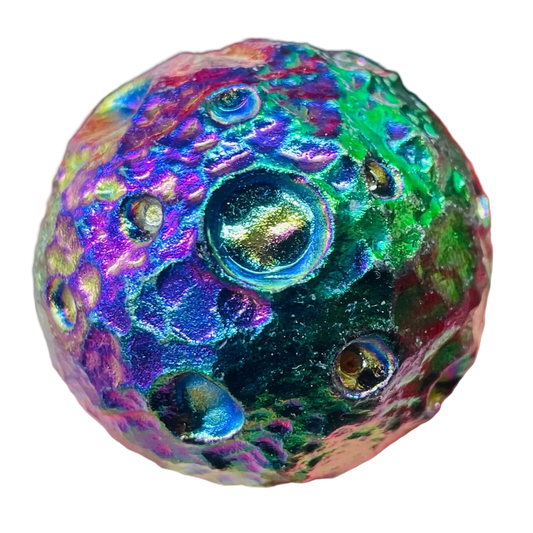 Rainbow Titanium Quartz Sphere - Moon Ball