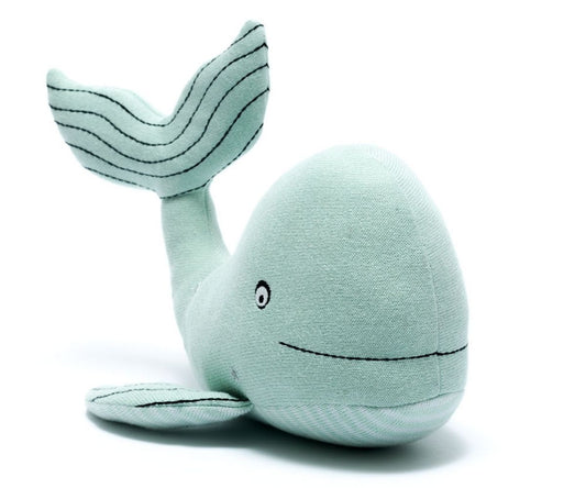 Sea Green Whale- Organic Cotton Plush