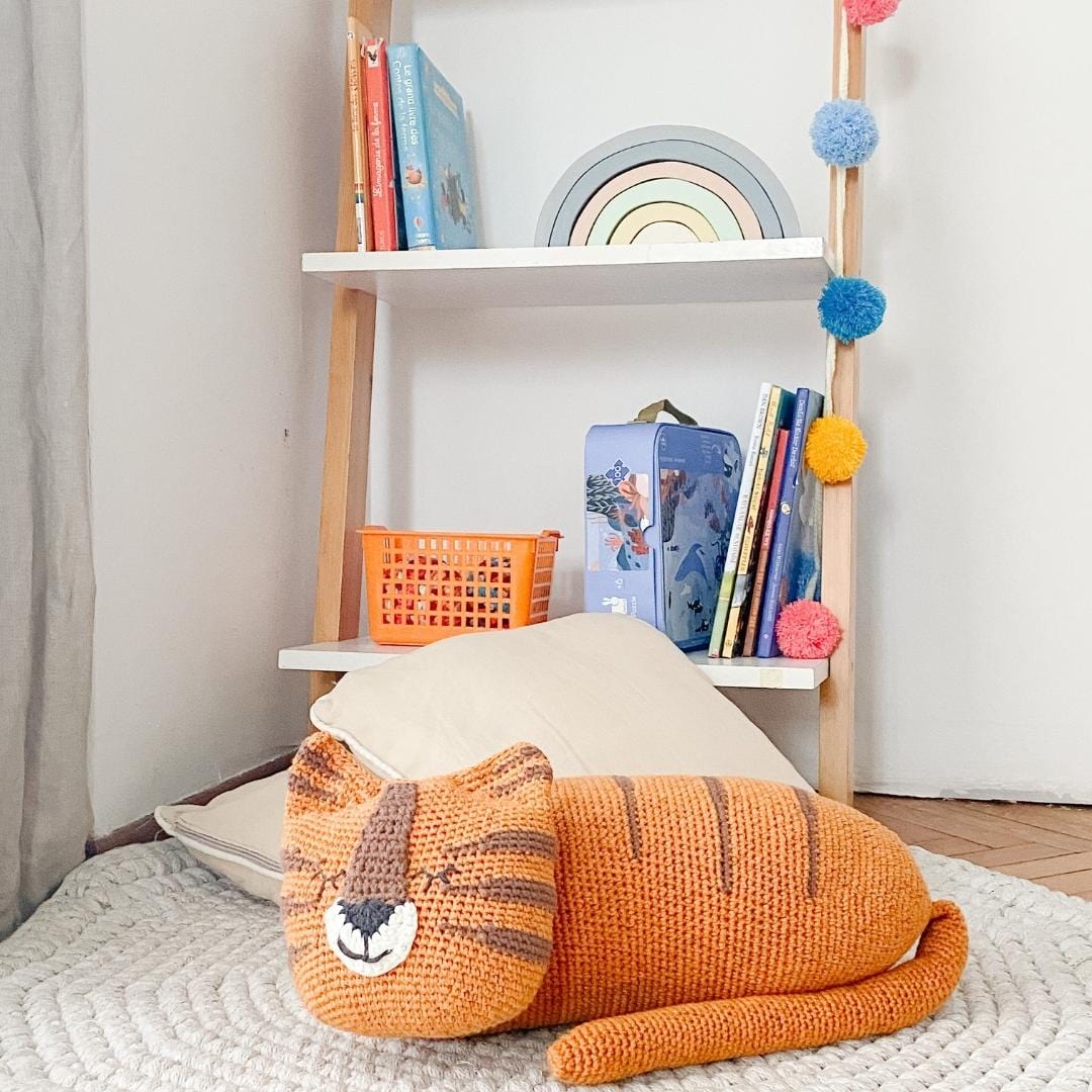 Torey The Tiger- Organic Cotton Crochet Plush