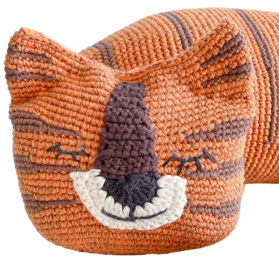 Torey The Tiger- Organic Cotton Crochet Plush