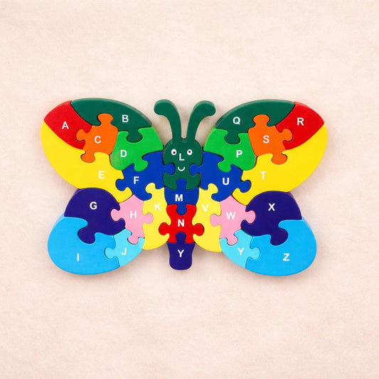 Handmade Wooden Puzzle - Butterfly
