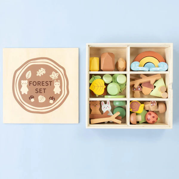 Wooden Forest Sensory Bin