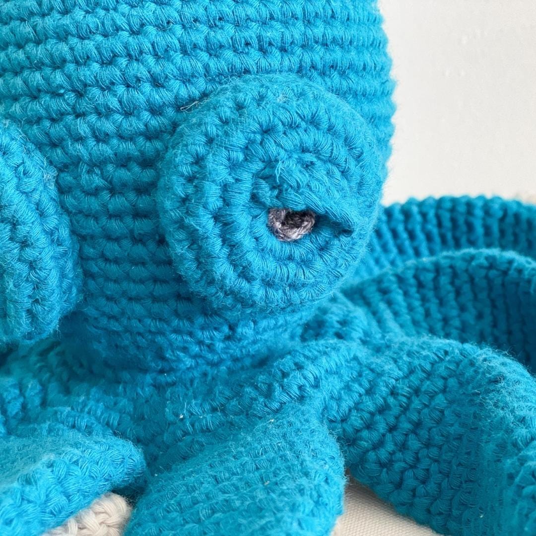 Zelda The Octopus- Organic Cotton Crochet Plush