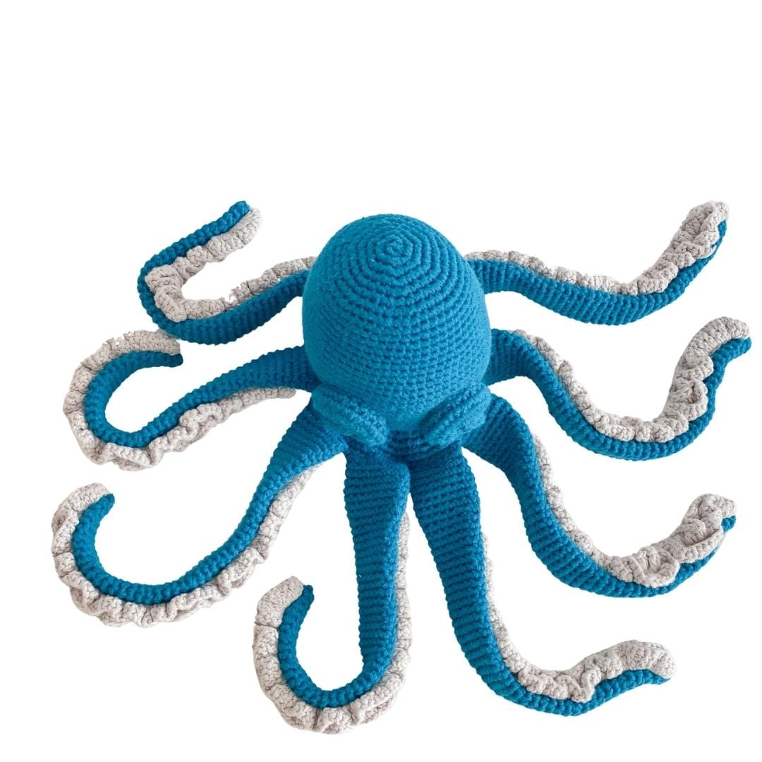 Zelda The Octopus- Organic Cotton Crochet Plush